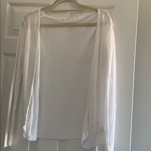 White Cardigan